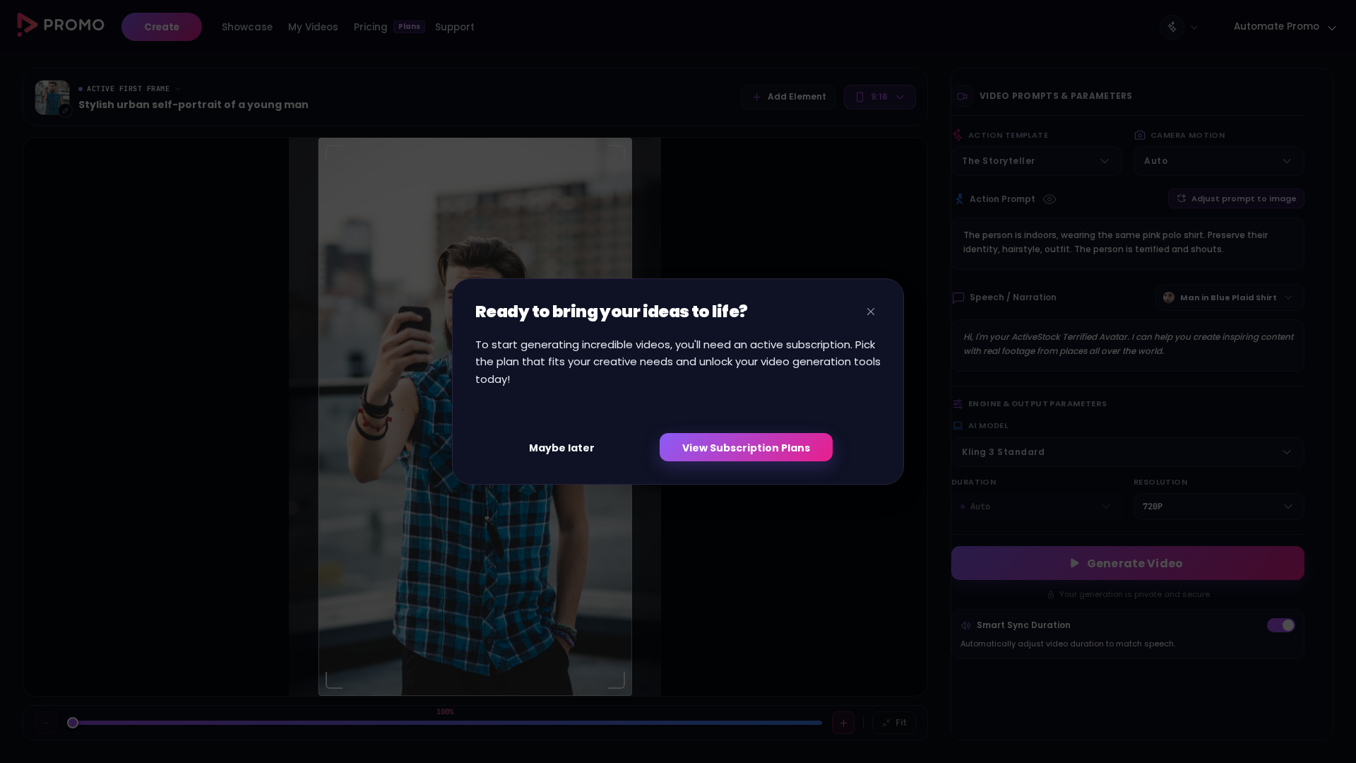 Test failure screenshot